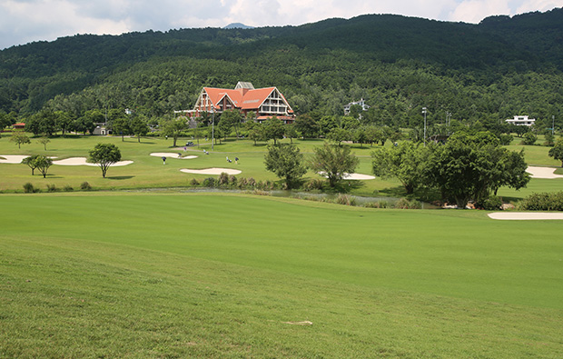 clubhouse, tam dao golf resort, hanoi, vietnam