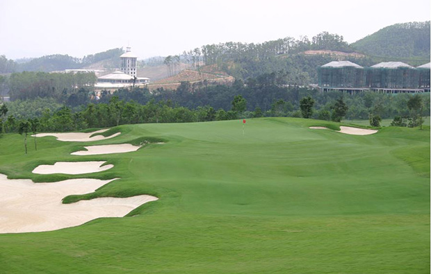 bunker at annika course mission hills, gunagdong china 