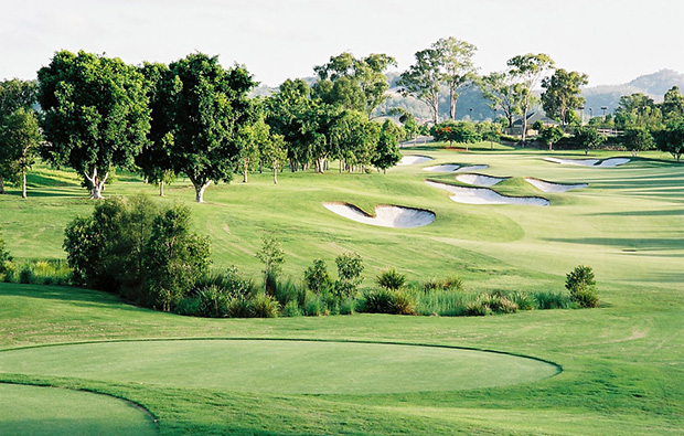 Tee boxes The Glades Golf Club, Gold Coast, Australia