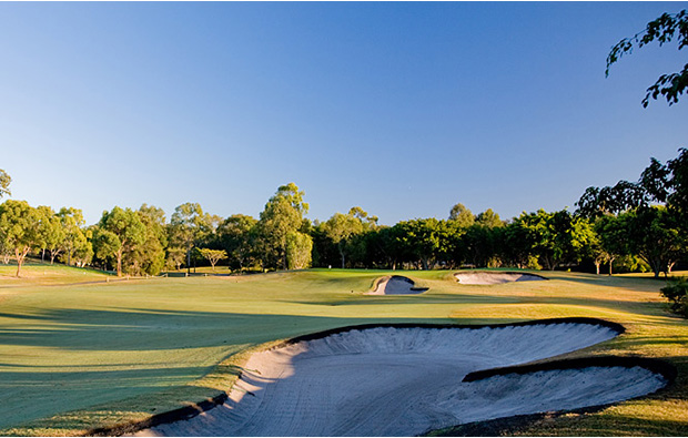 Fairway bunkers The Glades Golf Club, Gold Coast, Australia