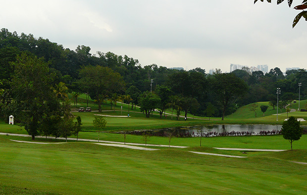 view over course kelab golf perkhidmatan awam, kuala lumpur