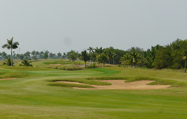 view to green, jeongsan country club, ho chi minh, vietnam