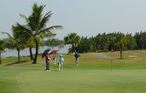 putting, jeongsan country club, ho chi minh, vietnam