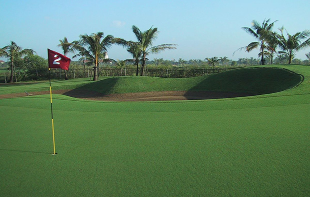 scenery of yangon golf course, pun hlaing golf course, yangon, myanmar