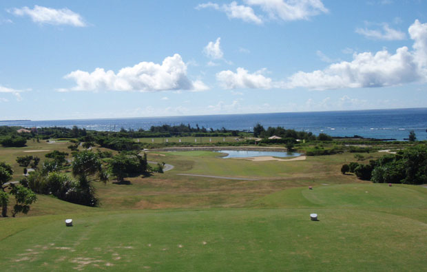 Tee boxes Shigira Bay Country Club