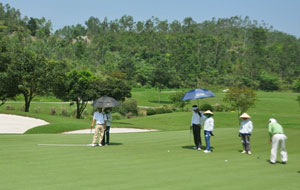 Golf course in Vietnam