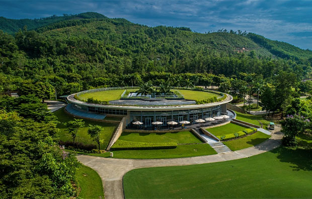 Clubhouse bana hills golf club, danang, vietnam