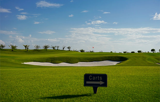 Chhun On Golf Resort Lakes Course Approach