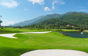 bunkers and fairway diamond bay golf resort, nha trang, vietnam