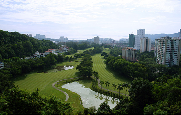 view to bridge penang golf club, penang