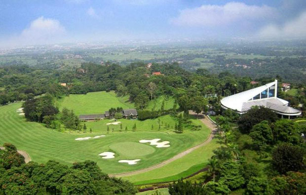 aerial view gunung geulis country club