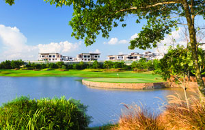 water hazard horizon hills golf country club, johore, malaysia