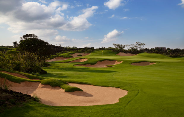 6th hole Lava Fields Golf Course Mission Hills