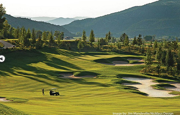 hole 5 bunkers, legend hill golf resort, hanoi, vietnam