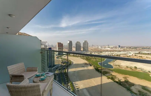 Balcony, Radisson Dubai Damac Hills