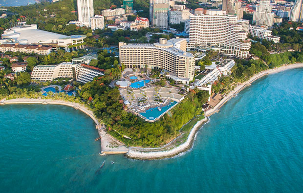 Royal Cliff Beach Hotel Aerial